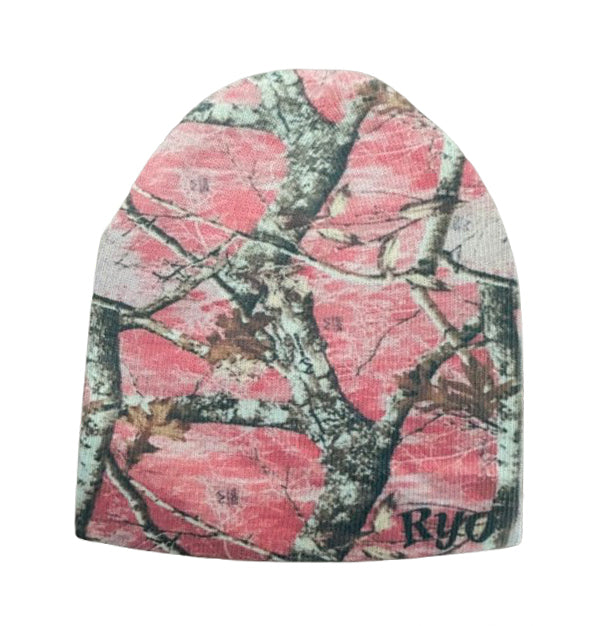 Pink Real Tree Camo Beanie