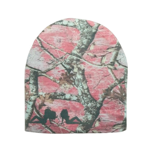 Pink Real Tree Camo Beanie